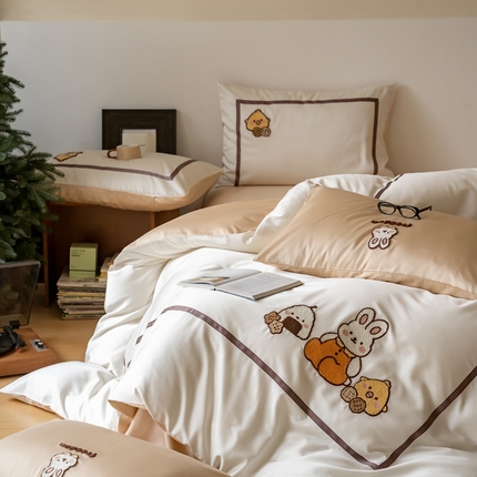 91家纺网 家纺一手货源 找家纺 （总）FORTWO家纺 2024新款天丝棉卡通四件套