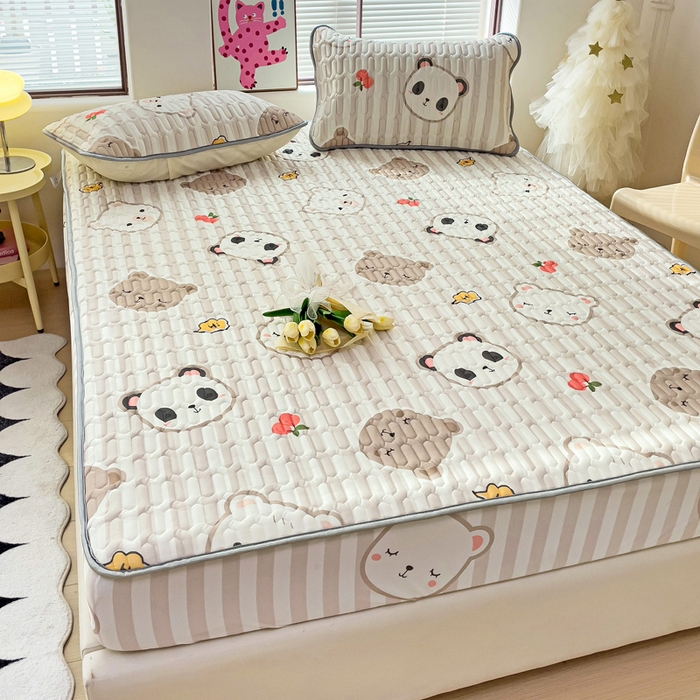 91家纺网 家纺一手货源 找家纺 （总）富馨莱 2024新款乳胶凉席床笠款