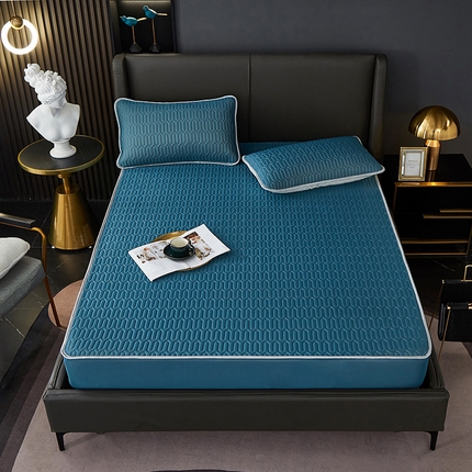 91家纺网 家纺一手货源 找家纺 （总）富馨莱 2024新款乳胶凉席床笠款