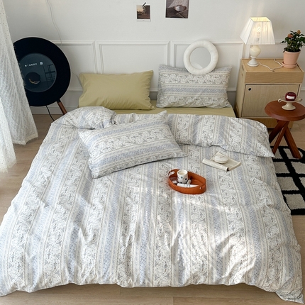  昔可家纺 2024新款中古系列花四件套 中古国风