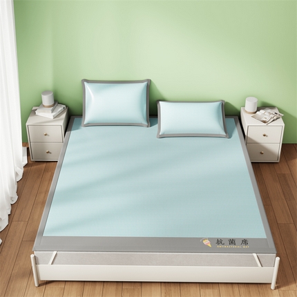 叠派家纺 2024新款抗菌冰激凌凉席系列 冰淇淋-云川蓝