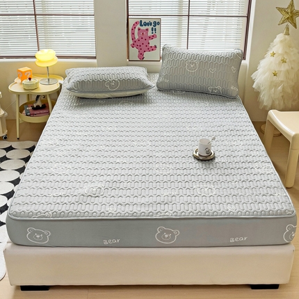 91家纺网 家纺一手货源 找家纺 （总）富馨莱 2024新款乳胶凉席床笠款