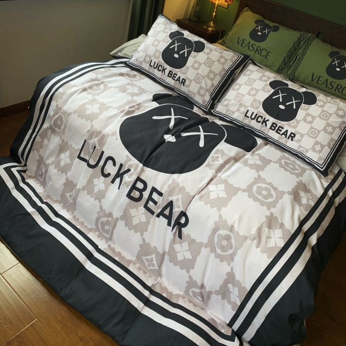 91家纺网 家纺一手货源 找家纺 （总）花沐 2024新款云朵水洗棉四件套