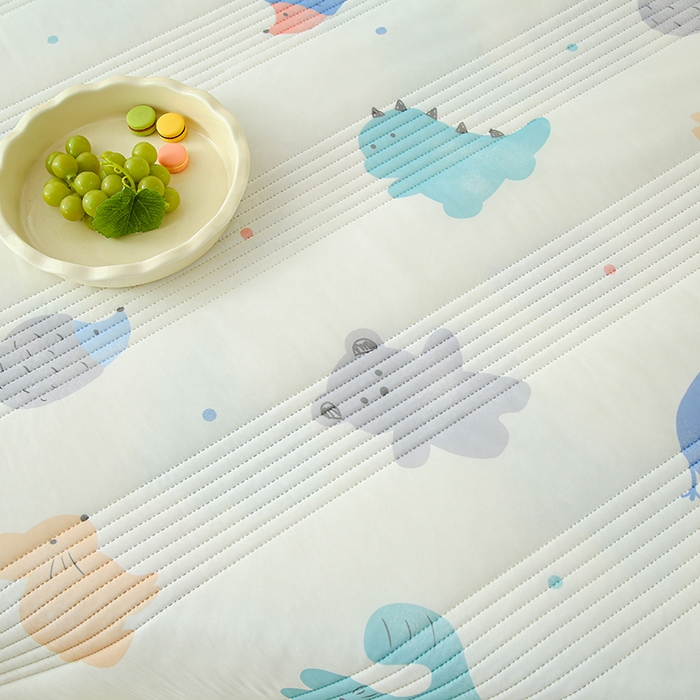 91家纺网 家纺一手货源 找家纺 伊人坊 2024新款冰丝凉感丝夏被 动物园