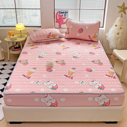 91家纺网 家纺一手货源 找家纺 （总）富馨莱 2024新款乳胶凉席床笠款