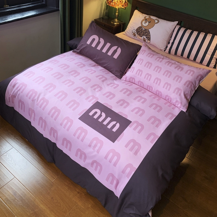 91家纺网 家纺一手货源 找家纺 花沐 2024新款云朵水洗棉四件套 【云朵棉】繆繆