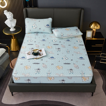 91家纺网 家纺一手货源 找家纺 （总）富馨莱 2024新款乳胶凉席床笠款