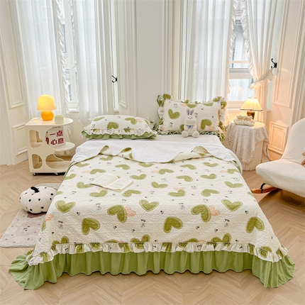 恒爱家纺 2024新款韩版泡泡棉床盖系列四件套 蠢蠢欲动