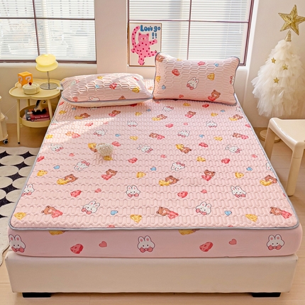 91家纺网 家纺一手货源 找家纺 （总）富馨莱 2024新款乳胶凉席床笠款