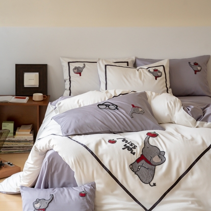 FORTWO家纺 2024新款天丝棉卡通四件套 茉莉