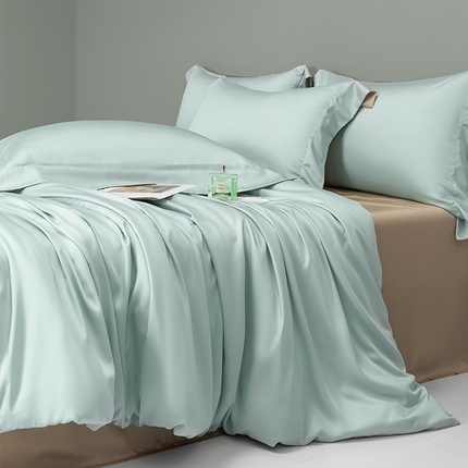 蓝米卡夫 2024新款A类新风尚天丝系列-单被套 天丝-春漾+奶茶