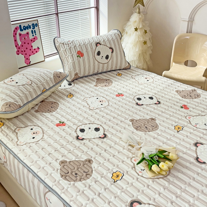 91家纺网 家纺一手货源 找家纺 （总）富馨莱 2024新款乳胶凉席床笠款