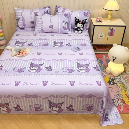沐辰 2024新款正版三丽鸥花型床单 晚安库洛米