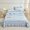 91家纺网 家纺一手货源 找家纺 恒爱 2024新款泡泡公主床盖款夏被四件套 泡泡公主-天空蓝