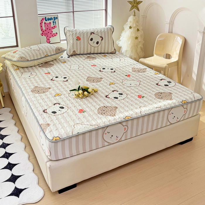 91家纺网 家纺一手货源 找家纺 （总）富馨莱 2024新款乳胶凉席床笠款