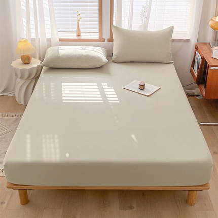 91家纺网 家纺一手货源 找家纺 （总）莱茵 2024新款A类人字纹提花全棉水洗棉单品系列床笠