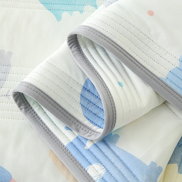 91家纺网 家纺一手货源 找家纺 伊人坊 2024新款冰丝凉感丝夏被 动物园