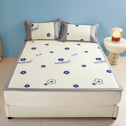 91家纺网 家纺一手货源 找家纺 （总）丫丫家纺 2024新款高精密600D抑菌冰丝凉席