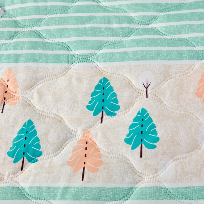 91家纺网 家纺一手货源 找家纺 诗雅 2024新款超声波压花钻石绒夏被礼品被 丛林寄语