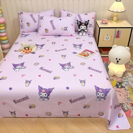 沐辰 2024新款正版三丽鸥花型床单 葡萄库洛米