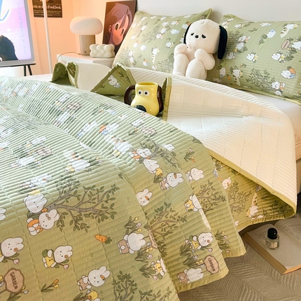 HL原创 2024新款全棉印花床盖 绿野仙踪