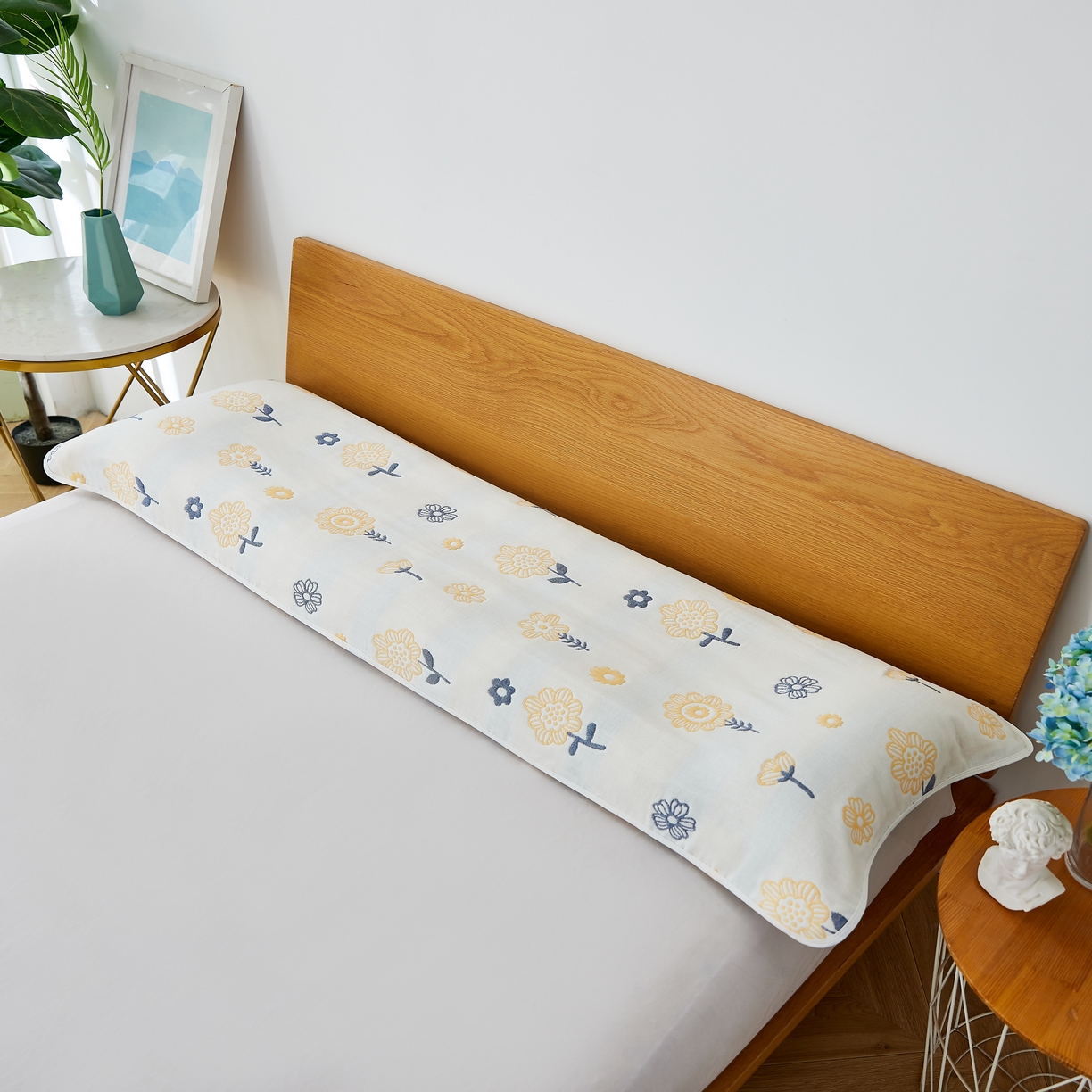 91家纺网 家纺一手货源 找家纺 爱港家纺 2024全棉A类毛巾被 纱布升级款长枕巾 情侣枕巾 枕芯保护套 小雏菊