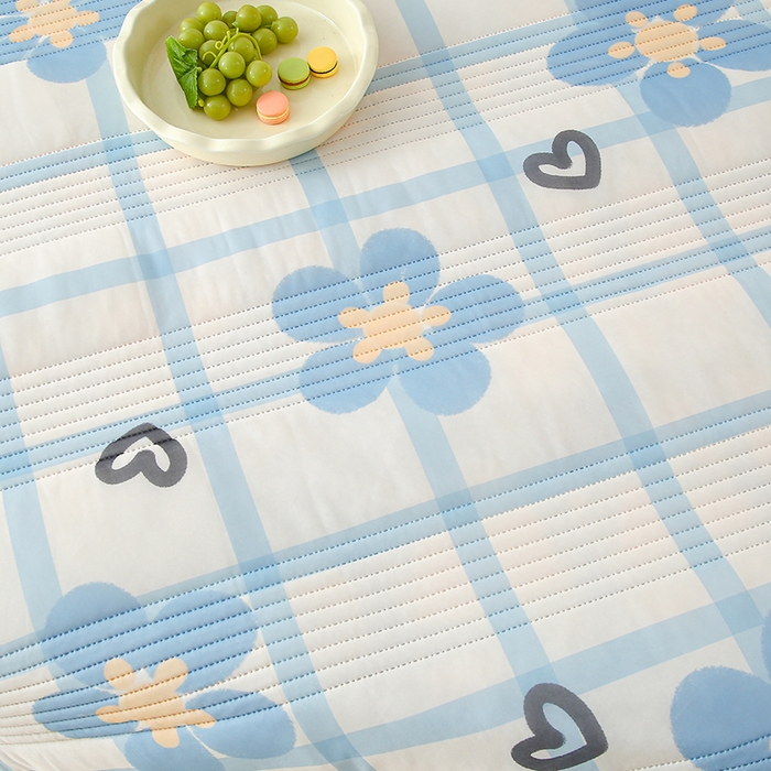 91家纺网 家纺一手货源 找家纺 伊人坊 2024新款冰丝凉感丝夏被 花花格调