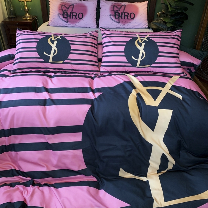 91家纺网 家纺一手货源 找家纺 花沐 2024新款云朵水洗棉四件套 【云朵棉】条纹女孩