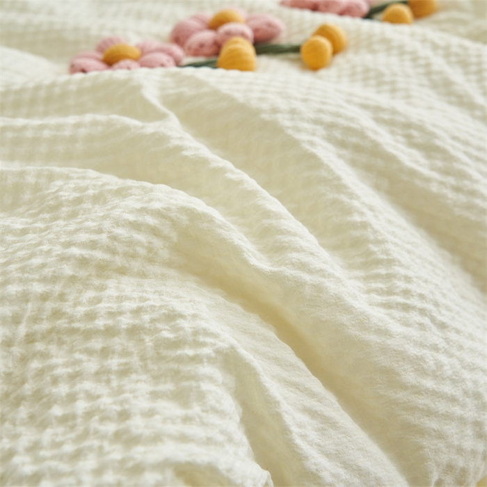 91家纺网 家纺一手货源 找家纺 恒爱 2024新款泡泡公主床盖款夏被四件套 泡泡公主-鹅暖黄
