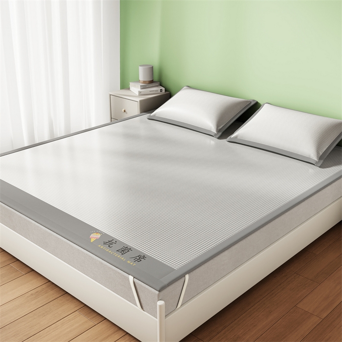 91家纺网 家纺一手货源 找家纺 叠派家纺 2024新款抗菌冰激凌凉席系列 冰淇淋-烟灰