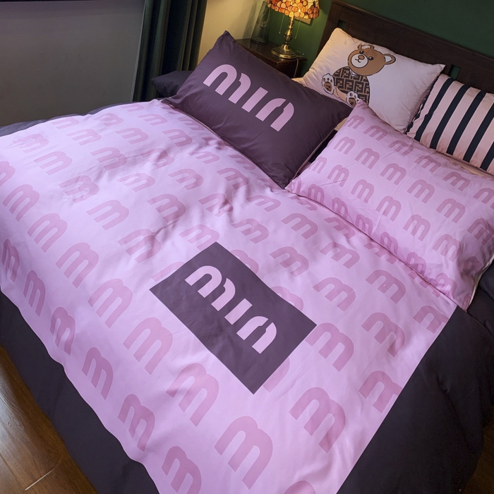 91家纺网 家纺一手货源 找家纺 花沐 2024新款云朵水洗棉四件套 【云朵棉】繆繆