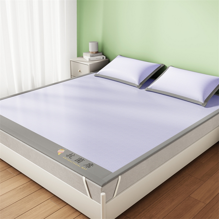 91家纺网 家纺一手货源 找家纺 叠派家纺 2024新款抗菌冰激凌凉席系列 冰淇淋-梦幻紫