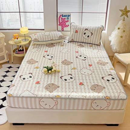 91家纺网 家纺一手货源 找家纺 （总）富馨莱 2024新款乳胶凉席床笠款