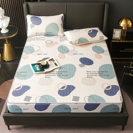 91家纺网 家纺一手货源 找家纺 （总）富馨莱 2024新款乳胶凉席床笠款