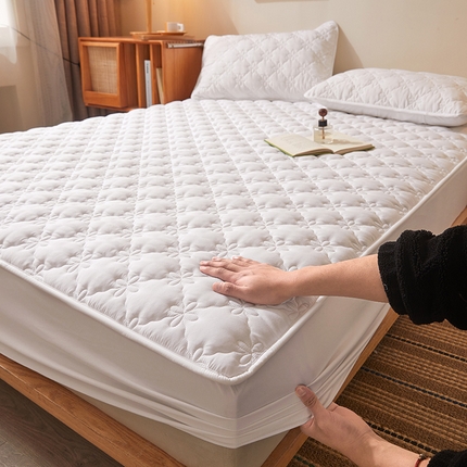 91家纺网 家纺一手货源 找家纺 （总）予梦家纺 2024新款（外贸专供）A类原棉夹棉防水床笠