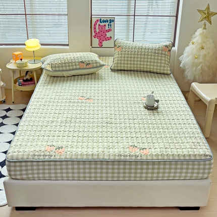 91家纺网 家纺一手货源 找家纺 （总）富馨莱 2024新款乳胶凉席床笠款