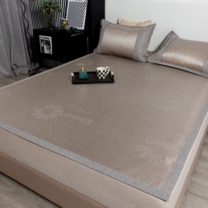 91家纺网 家纺一手货源 找家纺 （总）青雅席业 2025新款可机洗水洗压光冰藤三件套