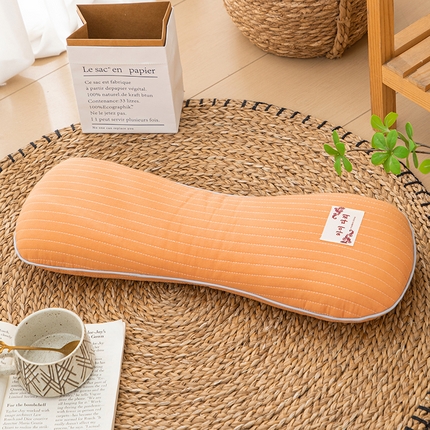 91家纺网 家纺一手货源 找家纺 （总）织布人 2024新款荞麦枕全棉砂洗骨型颈椎枕全荞麦壳护椎枕头枕芯