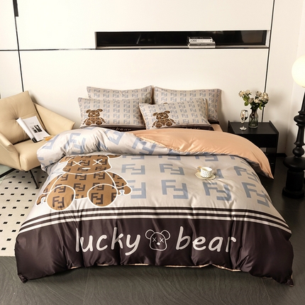 91家纺网 家纺一手货源 找家纺 （总）摩卡 2024新款博主风水洗真丝四件套