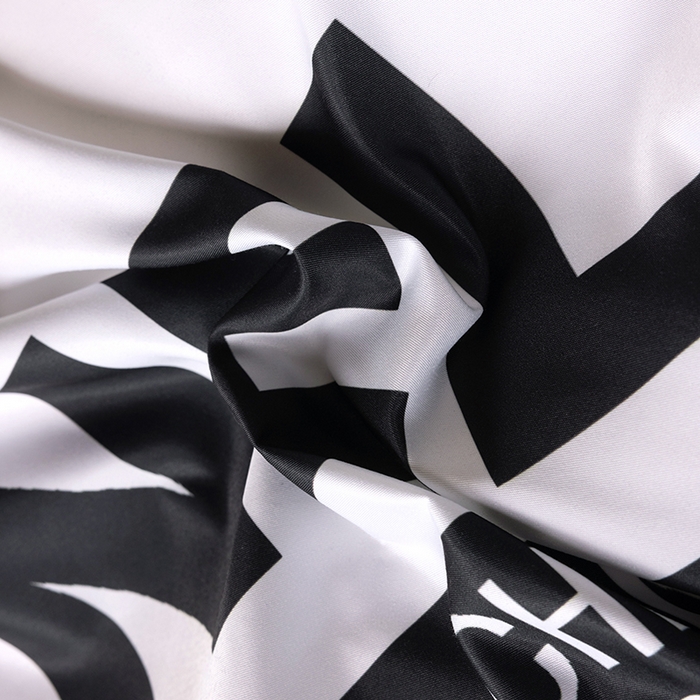 91家纺网 家纺一手货源 找家纺 摩卡 2024新款博主风水洗真丝四件套 小香-黑