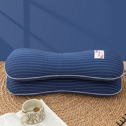 91家纺网 家纺一手货源 找家纺 （总）织布人 2024新款荞麦枕全棉砂洗骨型颈椎枕全荞麦壳护椎枕头枕芯