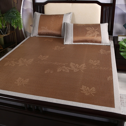 91家纺网 家纺一手货源 找家纺 （总）青雅席业 2025新款可机洗水洗压光冰藤三件套