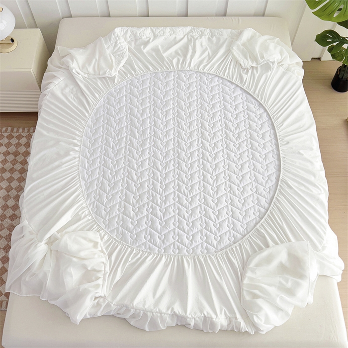 91家纺网 家纺一手货源 找家纺 （总）屹成 2024新款水洗棉雪纺丽莎款单床裙