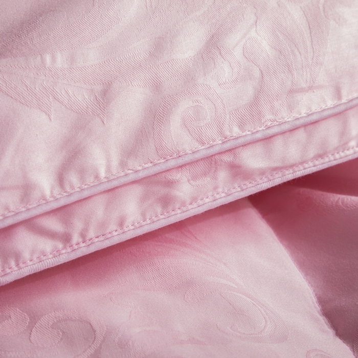 91家纺网 家纺一手货源 找家纺 安力森/诚臻酒店用品 2025新款80s全棉大提花立体双层羽绒被羽绒被壳 粉红