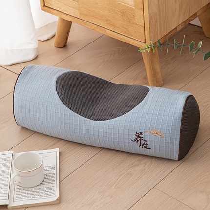 91家纺网 家纺一手货源 找家纺 （总）织布人 2024新款荞麦枕全棉针织棉元宝颈椎枕全荞麦壳枕头午睡枕腰托枕