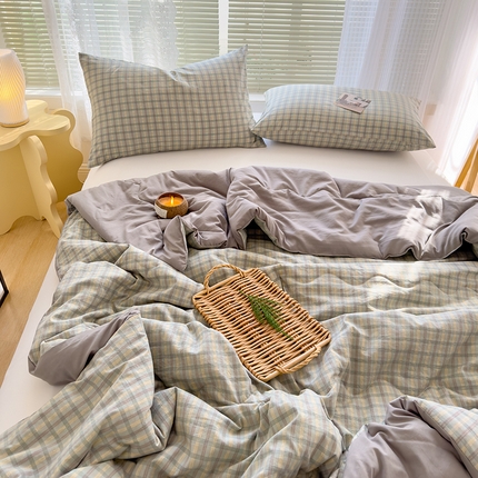 91家纺网 家纺一手货源 找家纺 （总）贝扬思 2025新款水洗云朵棉无印风单夏被子被芯