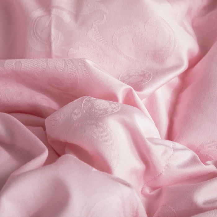 91家纺网 家纺一手货源 找家纺 安力森/诚臻酒店用品 2025新款80s全棉大提花立体双层羽绒被羽绒被壳 粉红