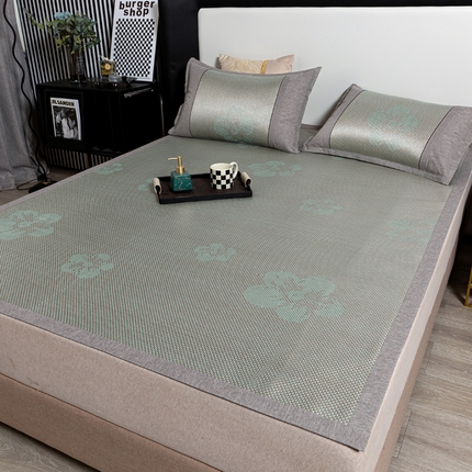 91家纺网 家纺一手货源 找家纺 （总）青雅席业 2025新款可机洗水洗压光冰藤三件套