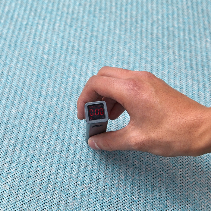 91家纺网 家纺一手货源 找家纺 青雅席业 2025新款绣花双面艾草印尼藤双面席 水晶绿