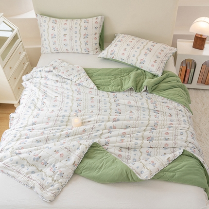 91家纺网 家纺一手货源 找家纺 （总）默忆 2025新款针织棉大豆云朵被子被芯冬被春秋被